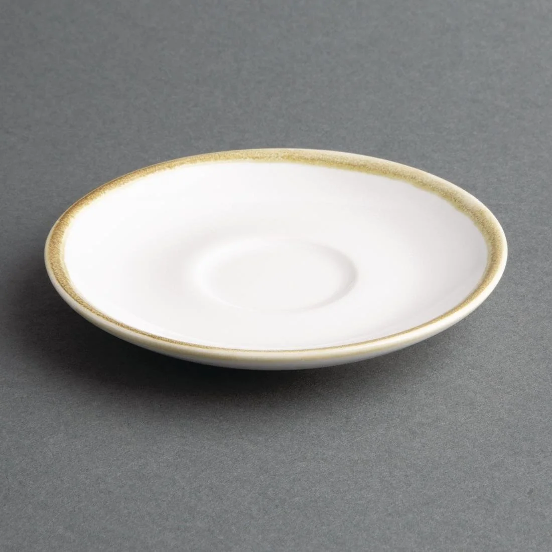 Olympia Kiln Espresso Cups Saucers Chalk 115mm (6 Pack) - Image 6