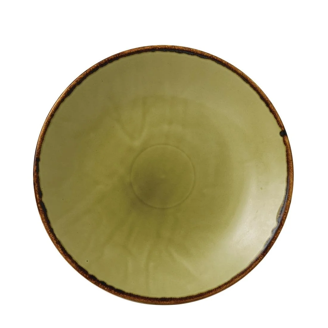 Dudson Harvest Deep Coupe Plates Green 255mm (12 Pack) - Image 1