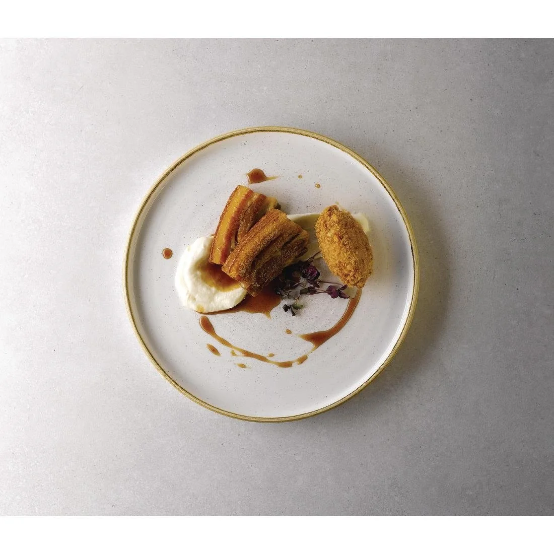 Churchill Stonecast Walled Chefs Plates Barley White 210mm (6 Pack) - Image 5