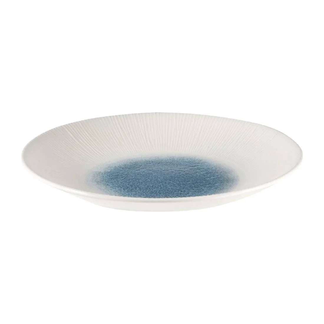 Churchill Bamboo Centre Print Deep Coupe Plates Topaz Blue 255mm (12 Pack) - Image 8