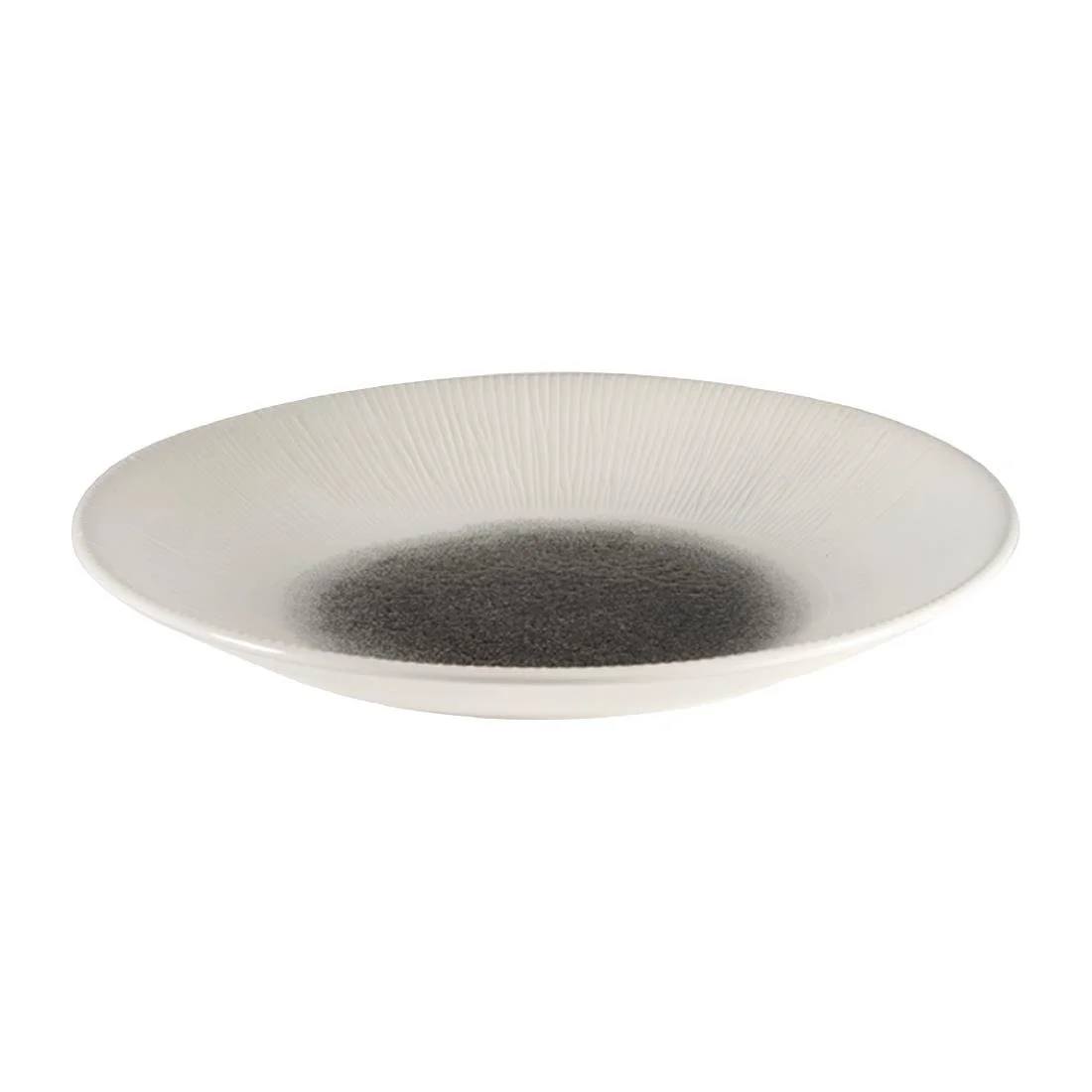 Churchill Bamboo Centre Print Deep Coupe Plates Quartz Black 281mm (12 Pack) - Image 6