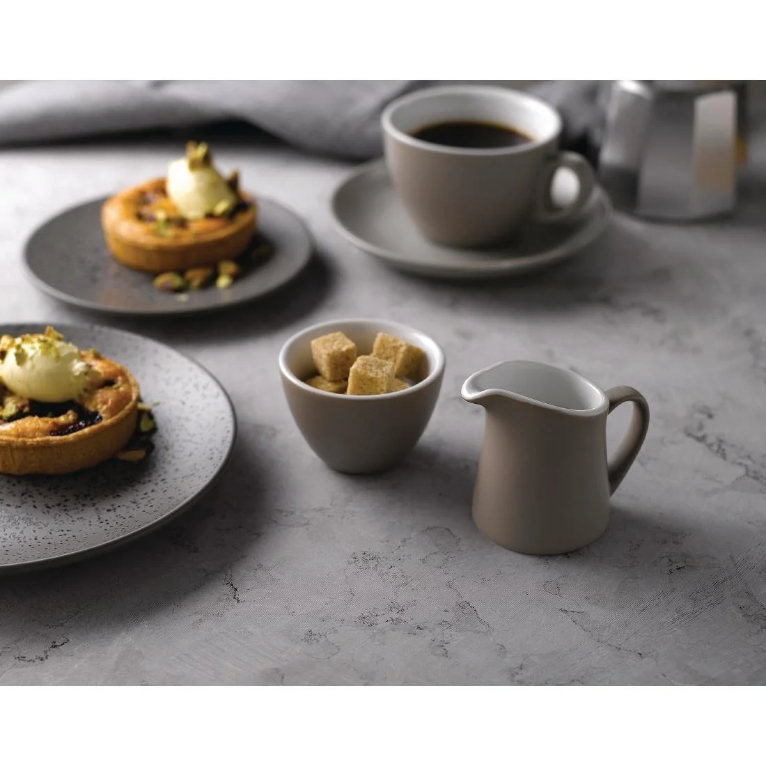 Churchill Menu Shades Sugar Bowls Smoke Grey 70mm (6 Pack) - Image 2