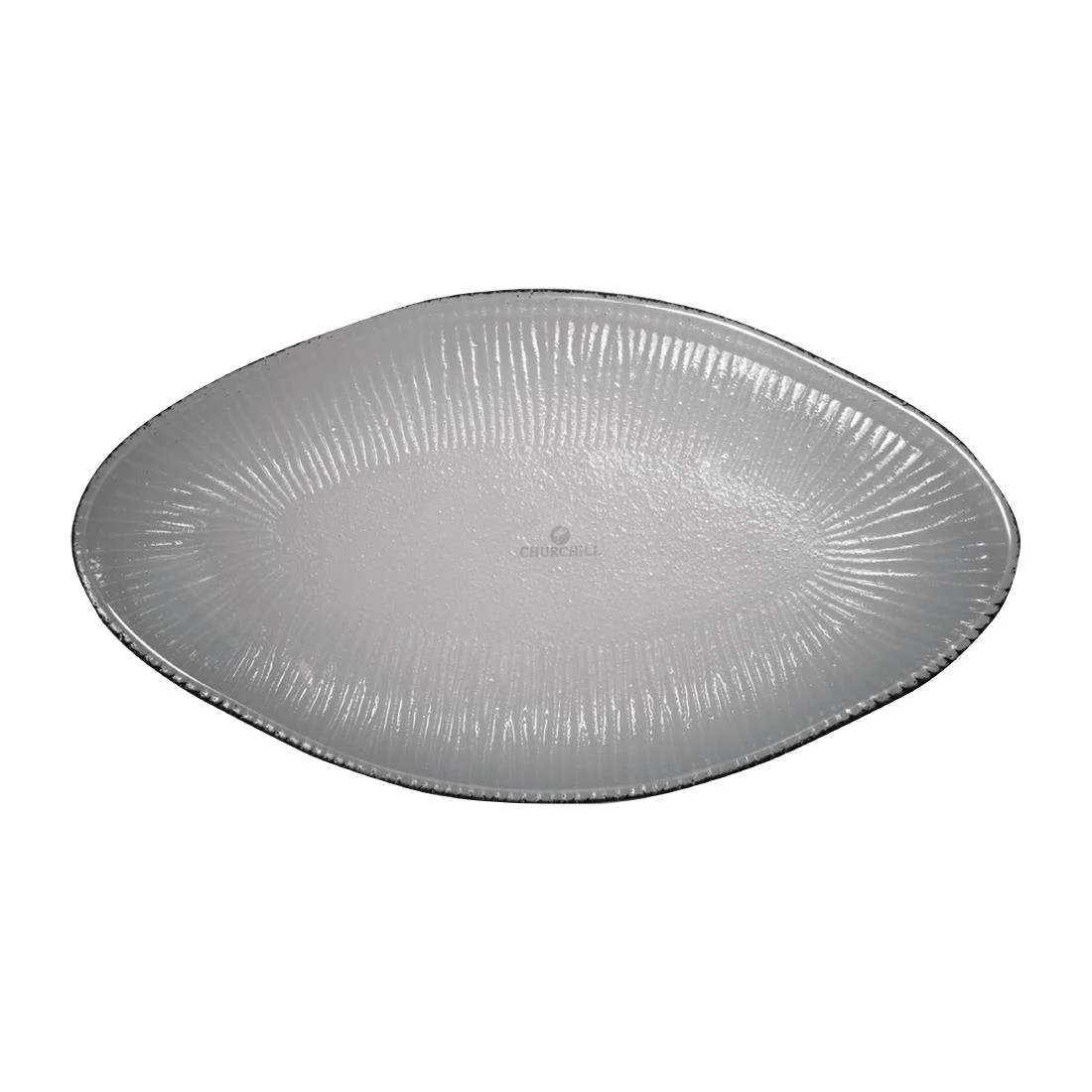 Churchill Bamboo Organic Oval Glasses Platter Dusk 295 x 162mm (6 Pack) - Image 1
