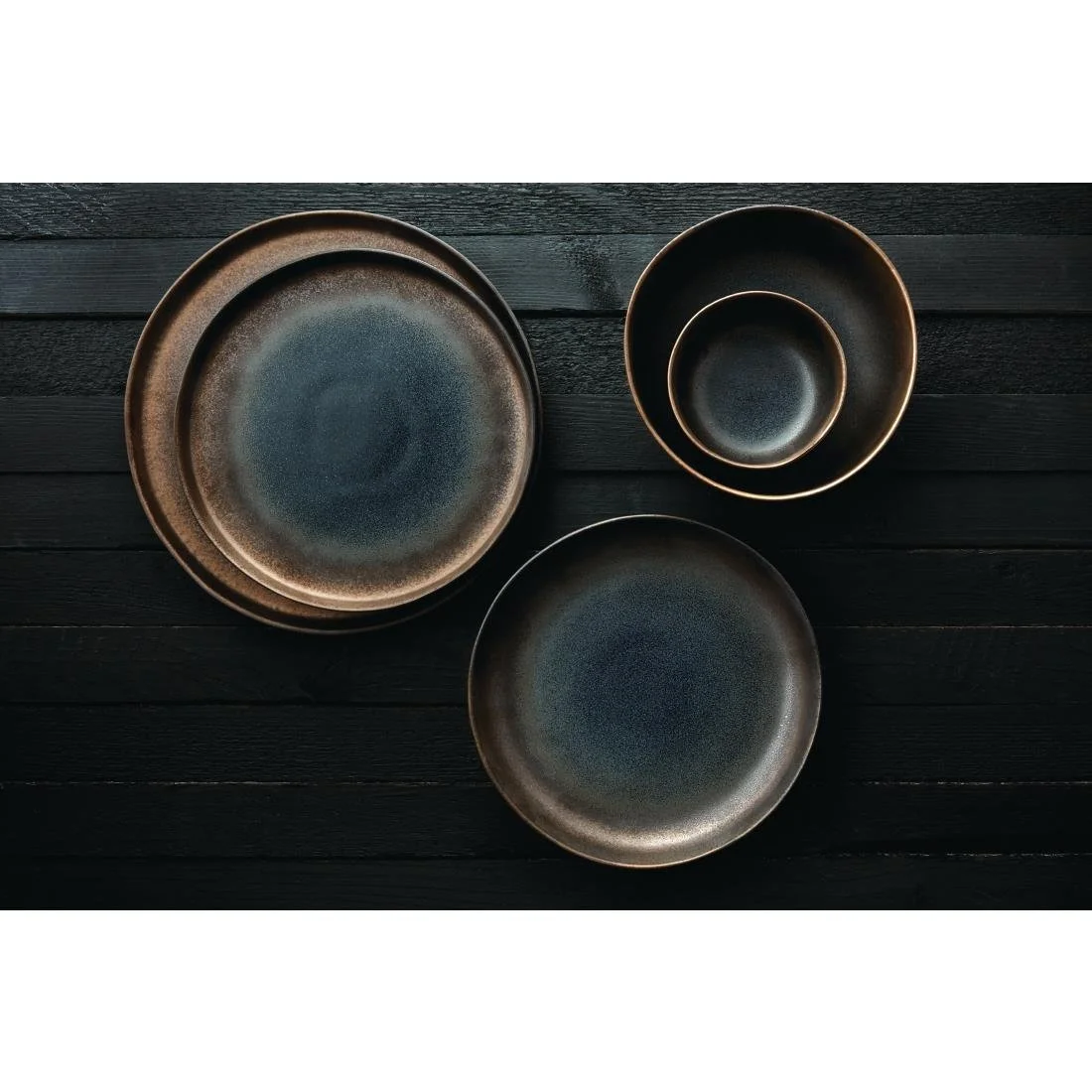 Olympia Ochre Flat Plates 220mm (6 Pack) - Image 2