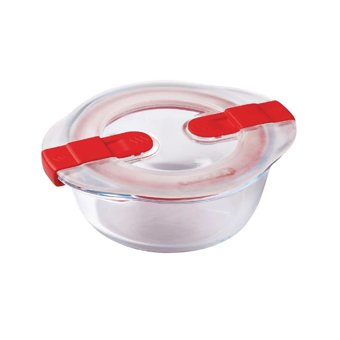 Pyrex Cook and Heat Round Dish with Lid 350ml - Image 1
