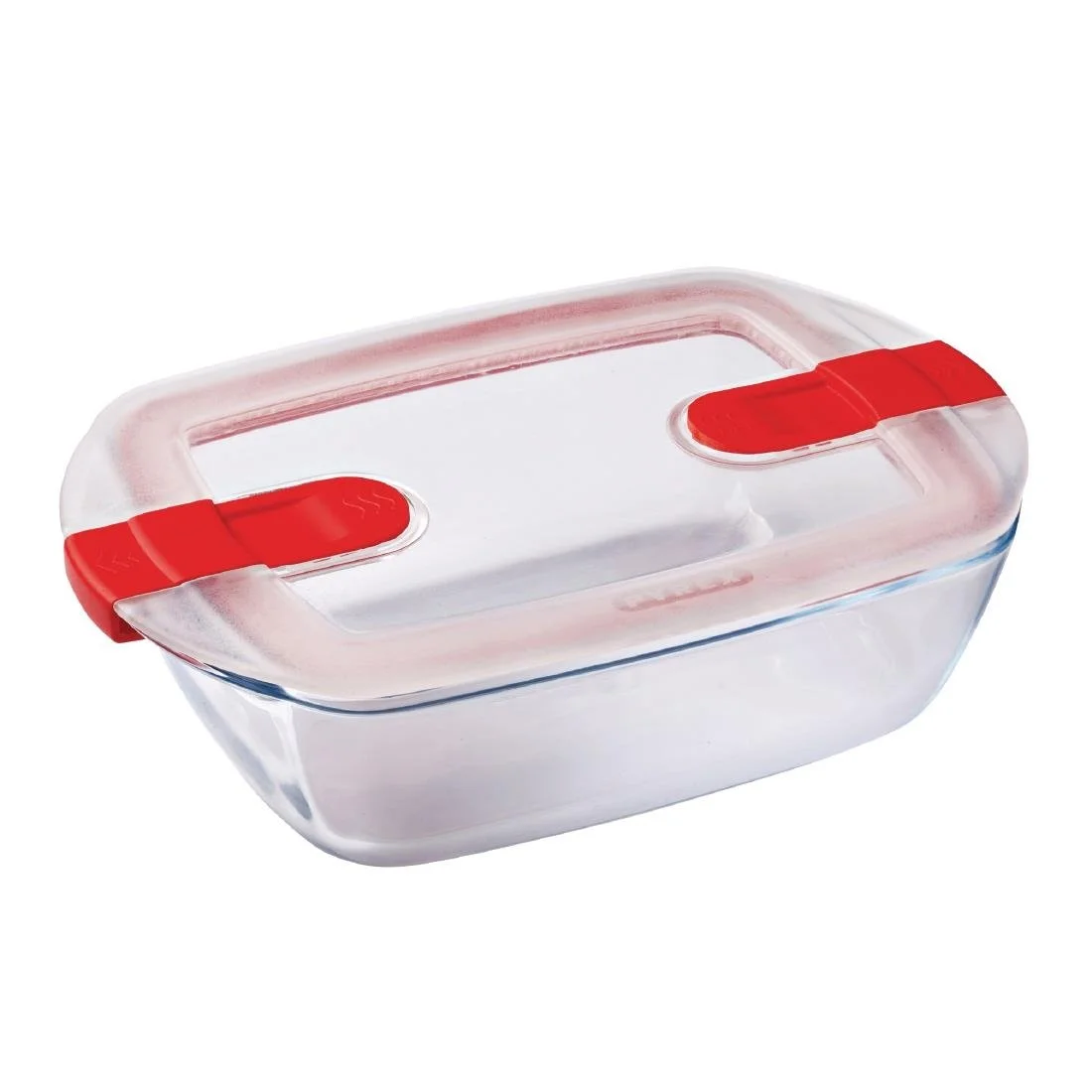 Pyrex Cook and Heat Rectangular Dish with Lid - Image 1