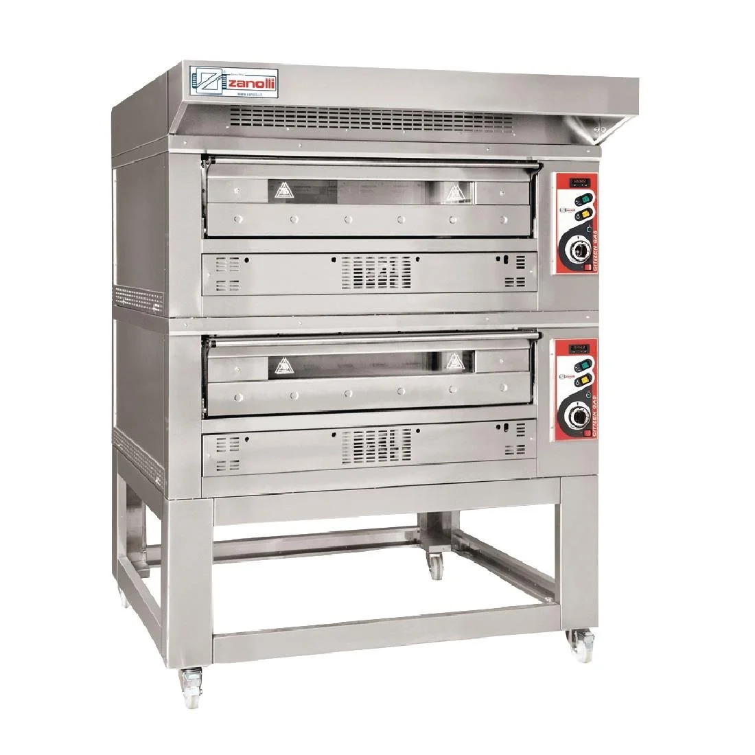 Zanolli Citizen 6+6F Single Deck Pizza Oven and Hood - Image 1