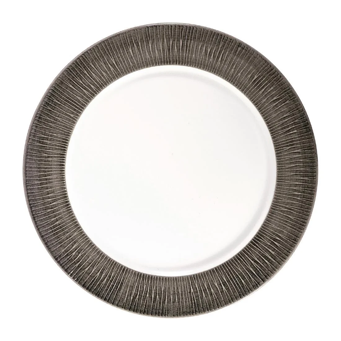 Churchill Bamboo Spinwash Footed Plates Dusk 260mm (12 Pack)