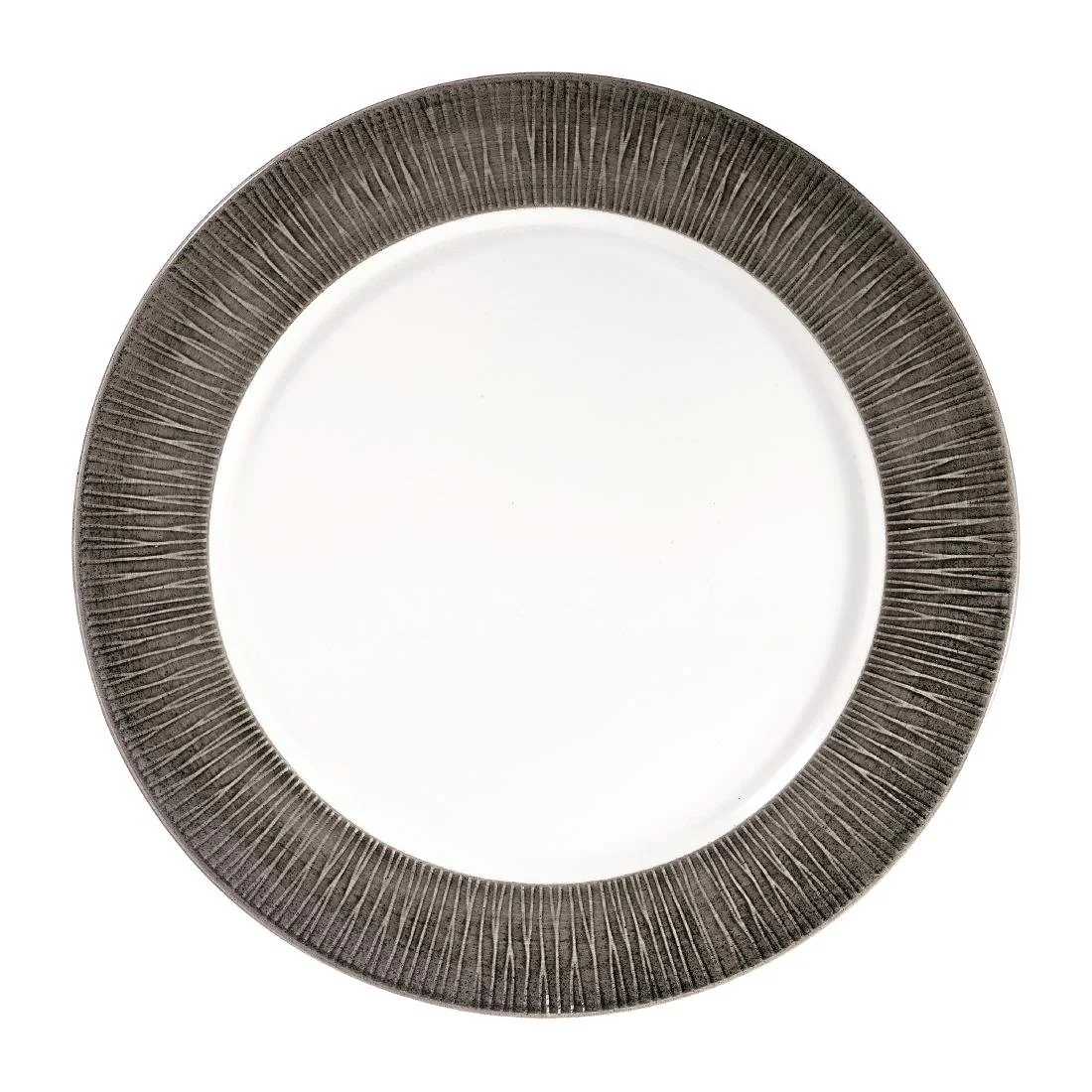 Churchill Bamboo Spinwash Footed Plates Dusk 305mm (12 Pack)