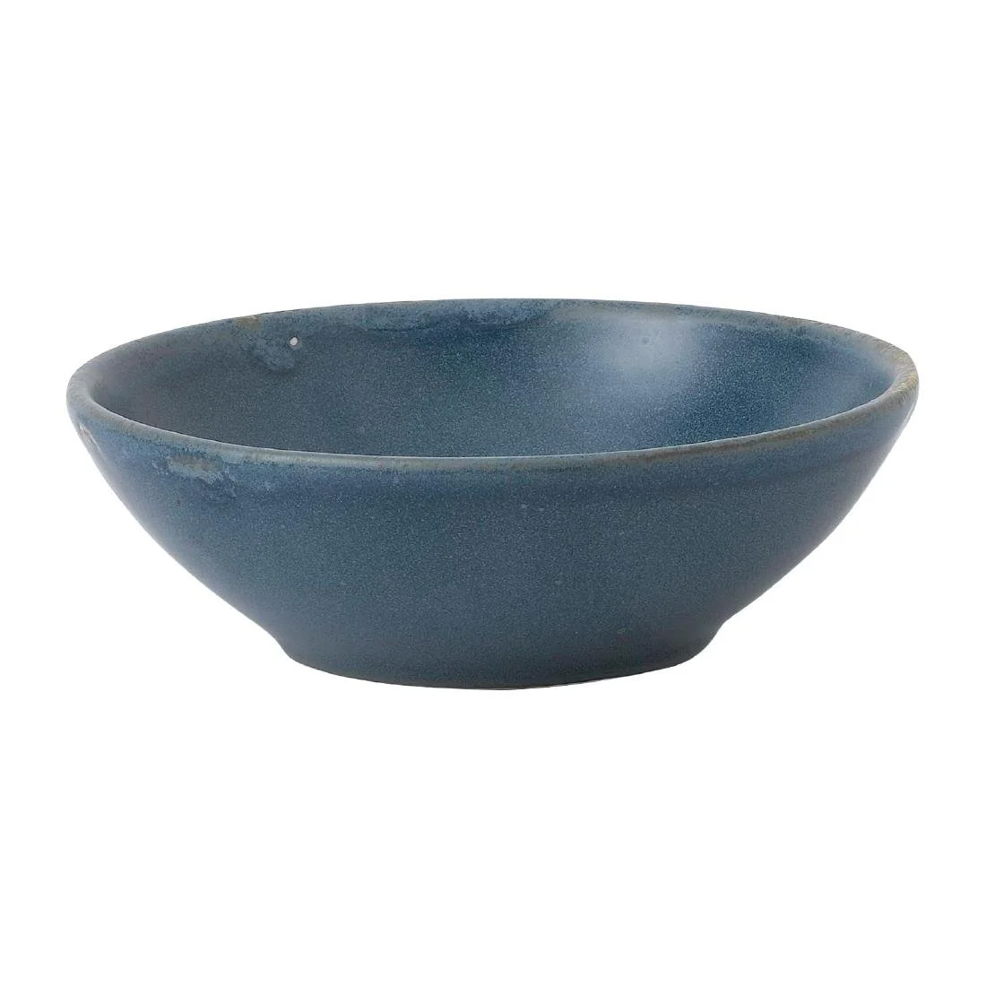 Churchill Super Vitrified Nourish Oslo Contour Shallow Bowls Blue 130mm (12 Pack) - Image 1