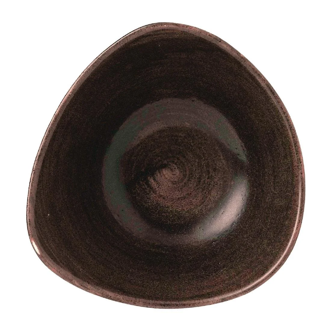 Churchill Stonecast Patina Lotus Bowls Iron Black 178mm (12 Pack) - Image 2