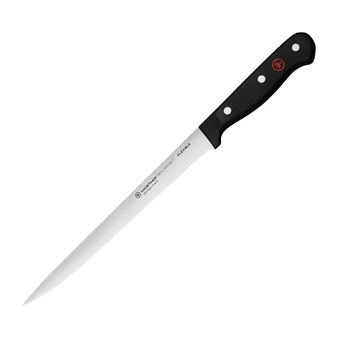 Wüsthof Gourmet Flexible Fish Fillet Knife Black 20cm - Image 1