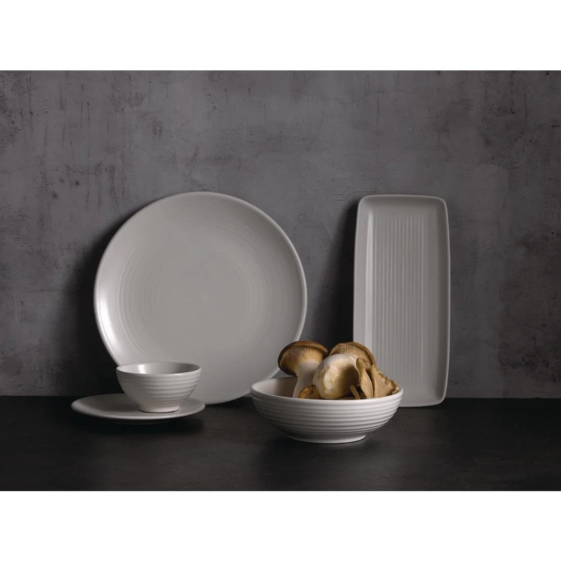 Dudson Evo Pearl Rectangular Trays 272x125mm (6 Pack) - Image 2
