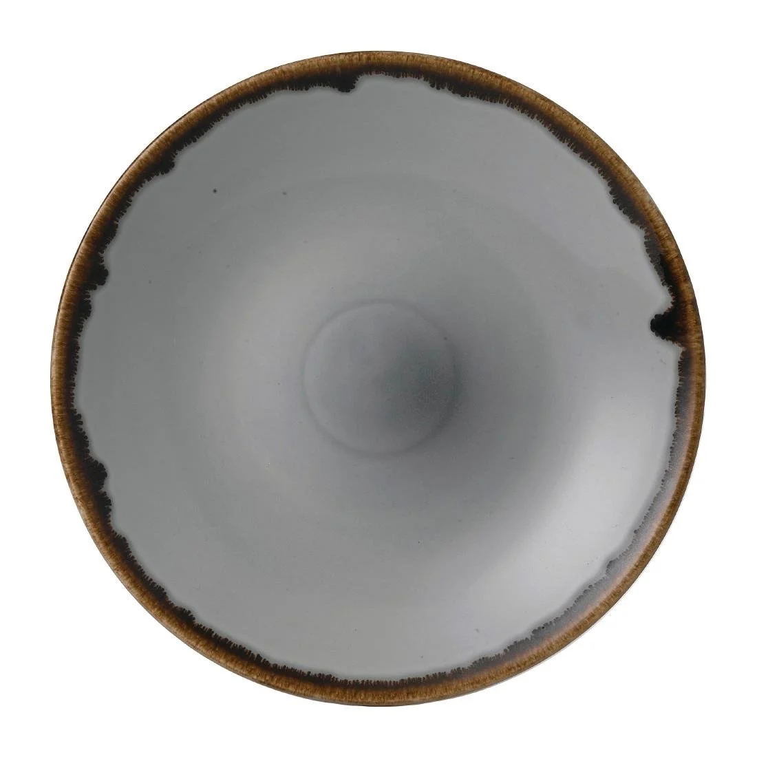 Dudson Harvest Deep Coupe Plates Grey 281mm (12 Pack)