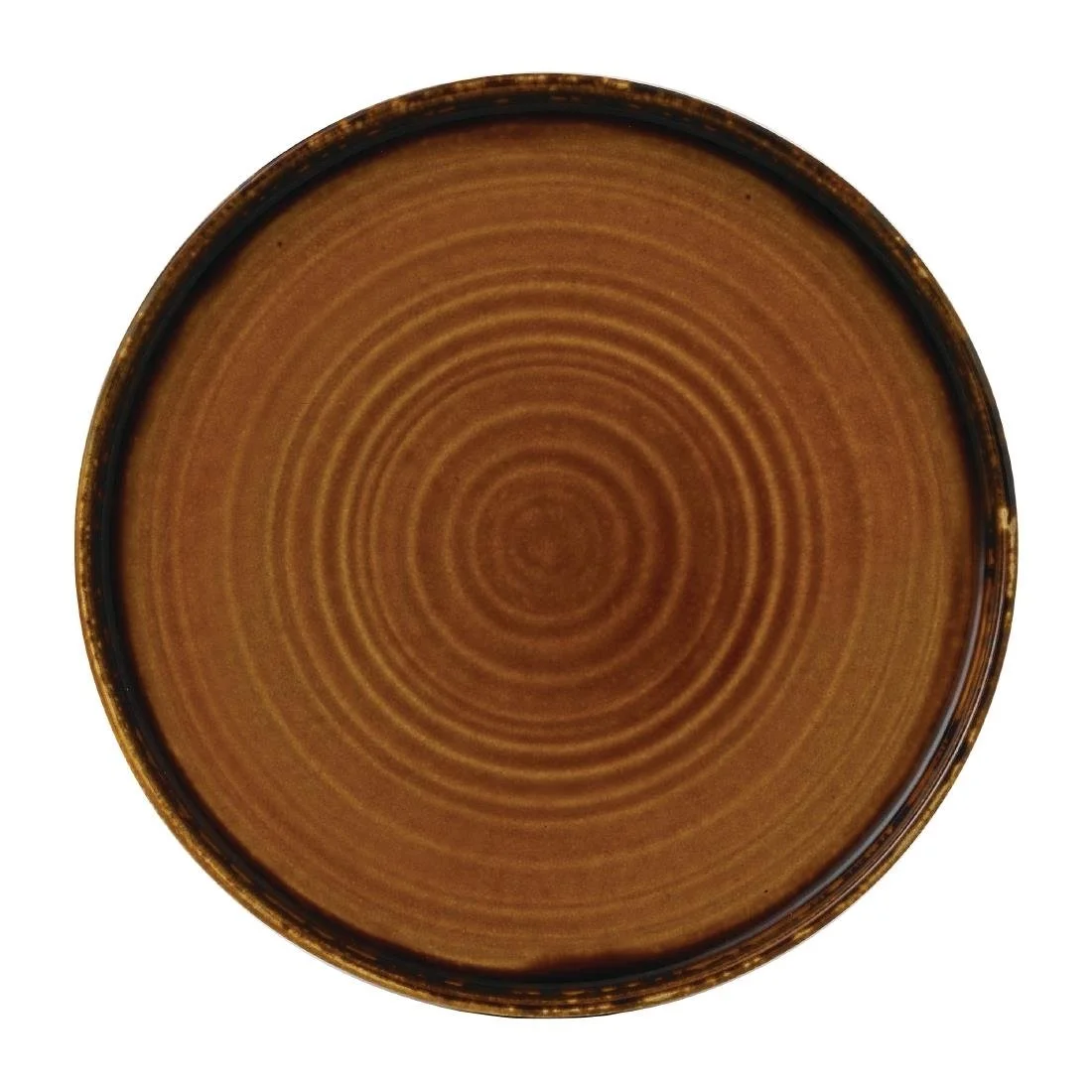 Dudson Harvest Walled Plates Brown 260mm (6 Pack)