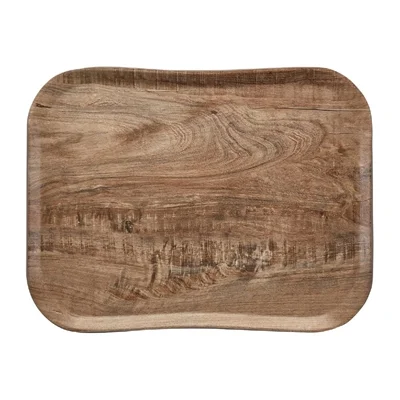 Cambro Versa Tray Wood Grain Light Olive 360 x 460mm - Image 1