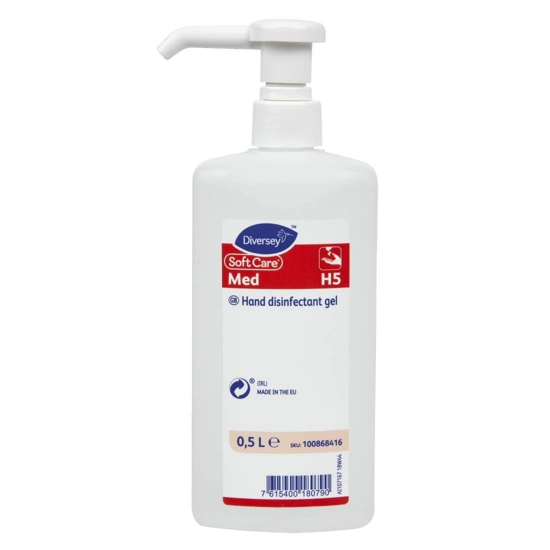 Diversey SoftCare H5 Alcohol Hand Sanitising Gel 500ml (Single Pack) - Image 2