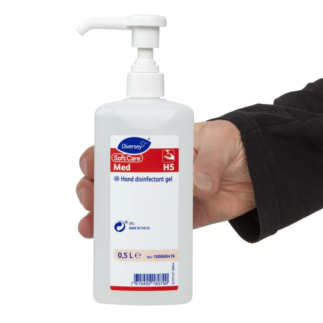 Diversey SoftCare H5 Alcohol Hand Sanitising Gel 500ml (Single Pack) - Image 5