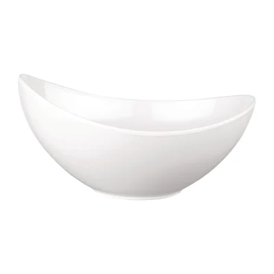 Churchill Melamine Buffet Bowls White 200x155mm (4 Pack) - Image 1