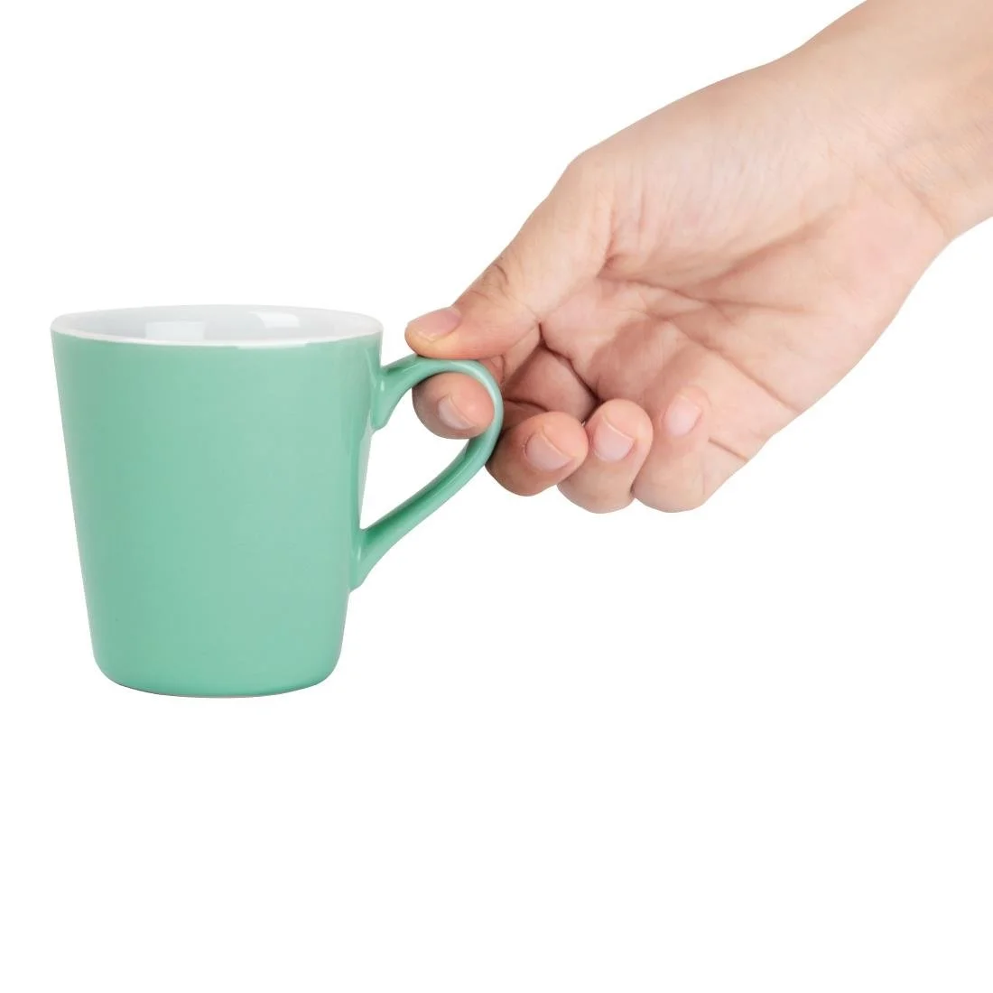 Olympia Cafe Flat White Cups Aqua 170ml (12 Pack) - Image 8