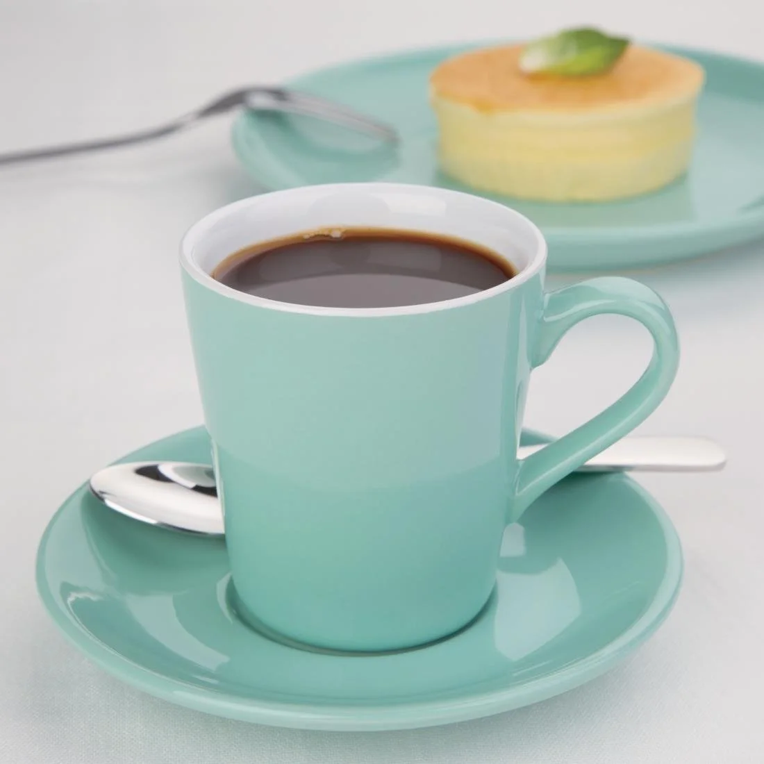 Olympia Cafe Flat White Cups Aqua 170ml (12 Pack) - Image 9