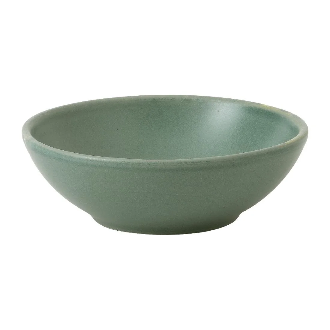 Churchill Super Vitrified Nourish Andorra Green Shallow Bowls 7oz (12 Pack) - Image 1