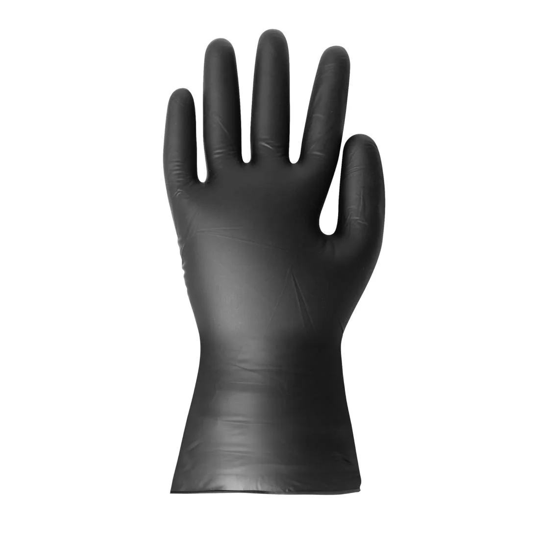 Hygiplas Vinyl Black Powder Free Gloves - Image 2