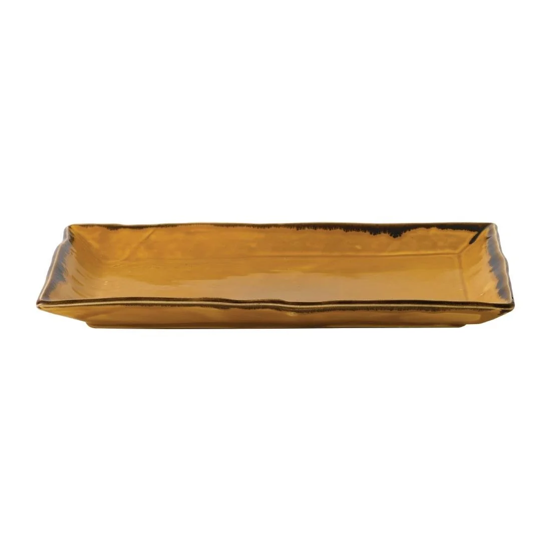Dudson Harvest Rectangular Trays Mustard 285x190mm (6 Pack) - Image 2