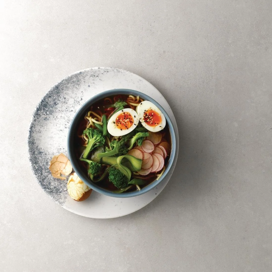 Studio Prints Haze Blue Coupe Plates 11 1/4 " (12 Pack) - Image 2