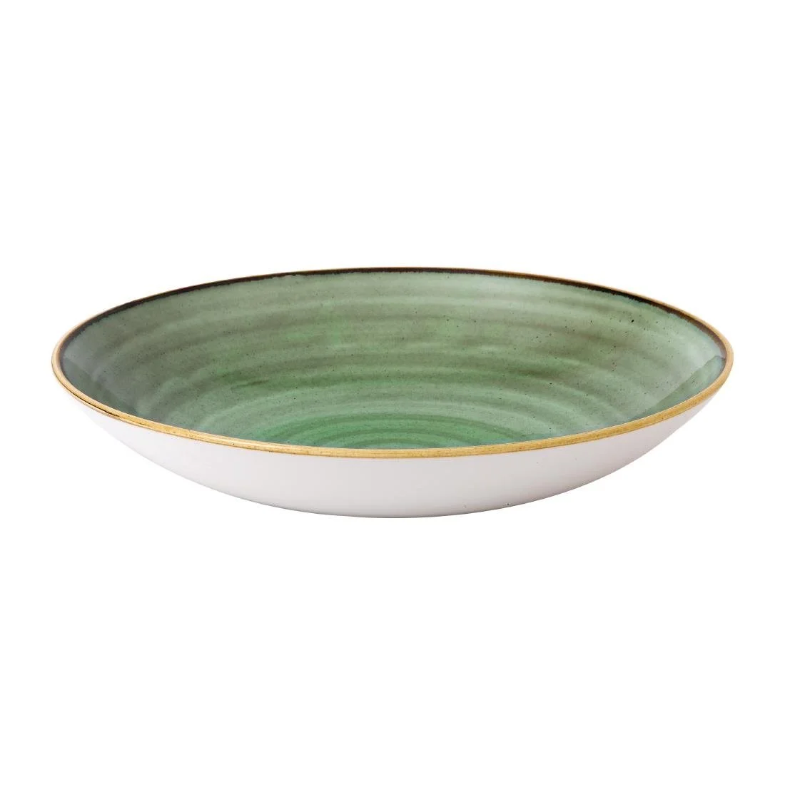 Stonecast Samphire Green Coupe Bowls 12 " 84.5oz (6 Pack) - Image 1