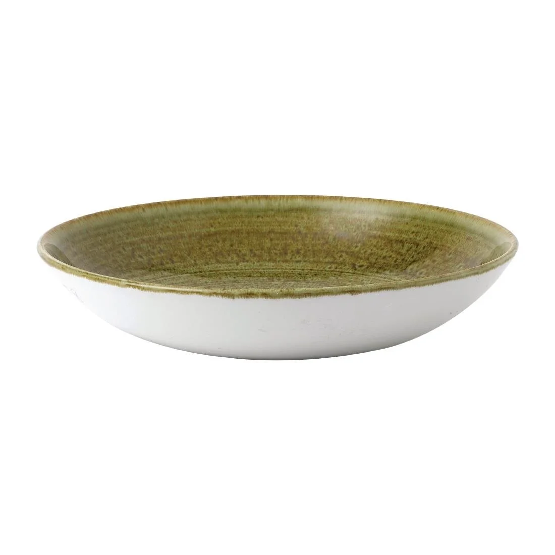 Stonecast Plume Olive Coupe Bowls 40oz (12 Pack) - Image 1
