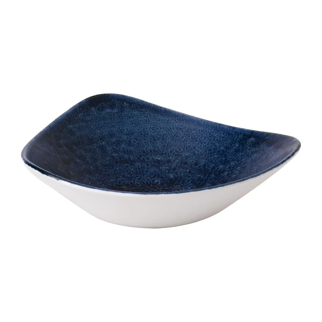 Stonecast Plume Ultramarine Triangle Bowls 21oz (12 Pack) - Image 1