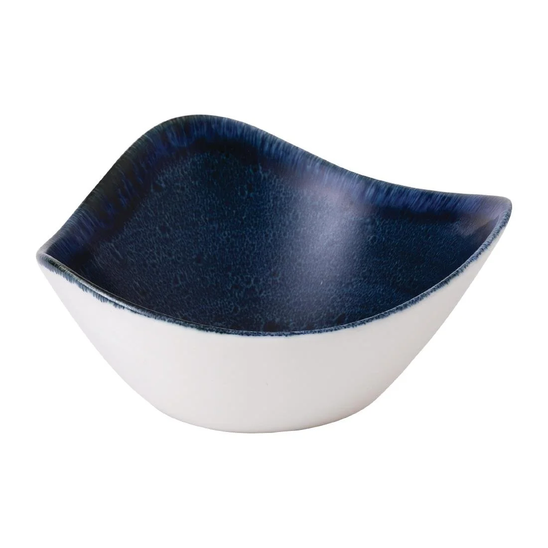 Stonecast Plume Ultramarine Triangle Bowls 9oz (12 Pack) - Image 1