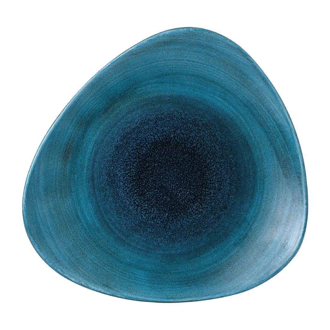 Churchill Stonecast Aqueous Lagoon Triangle Plates 311mm (6 Pack) - Image 1