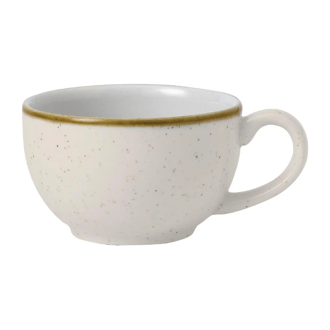 Churchill Stonecast Barley White Cappuccino Cups 170ml (12 Pack) - Image 1