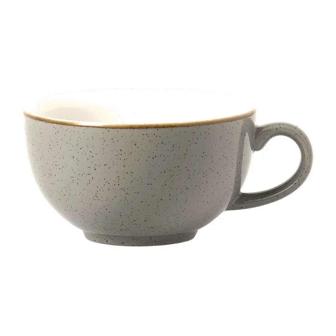 Churchill Stonecast Grey Cappuccino Cups 280ml (12 Pack) - Image 1