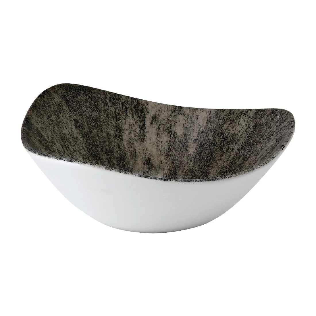Churchill Stone Lotus Bowls Quartz Black 185mm (12 Pack) - Image 2
