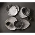 Churchill Studio Prints Kintsugi Agate Grey Lotus Plates 254mm (12 Pack) - Image 4