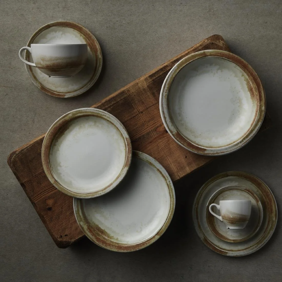 Dudson Makers Finca Sandstone Espresso Saucers 114mm (12 Pack) - Image 2