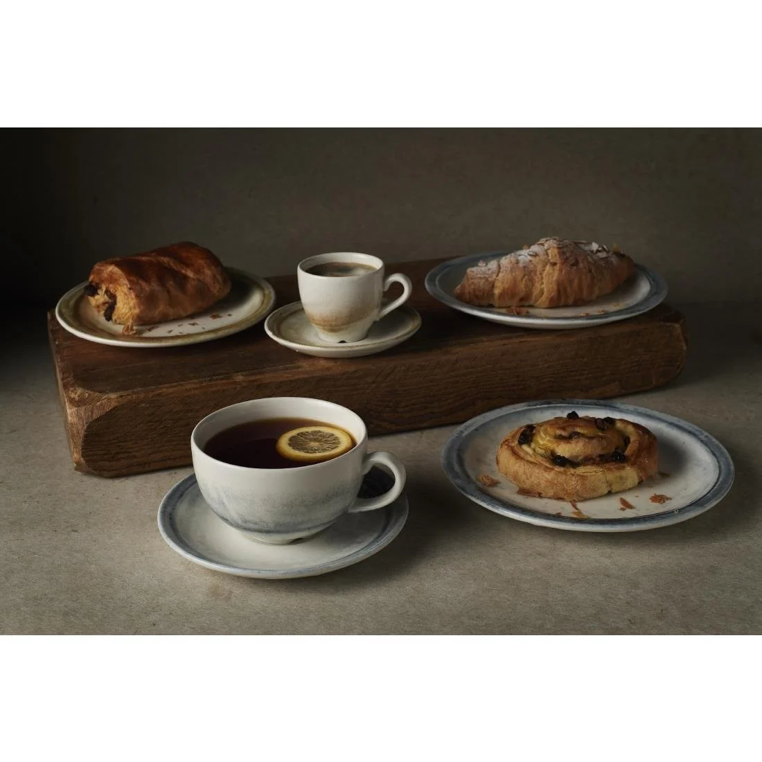 Dudson Makers Finca Sandstone Espresso Saucers 114mm (12 Pack) - Image 3