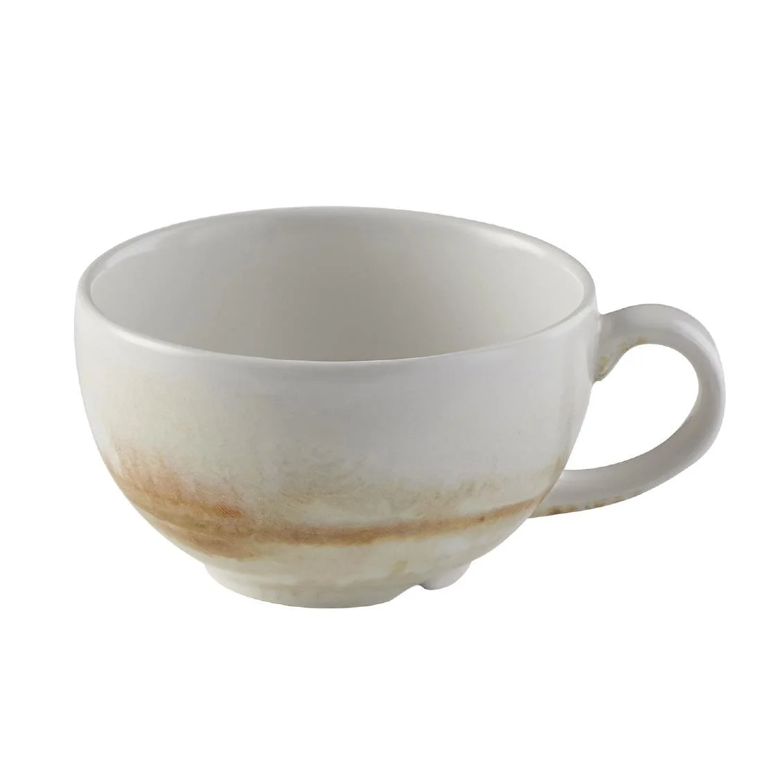 Dudson Makers Finca Sandstone Cappuccino Cups 227ml (12 Pack) - Image 1