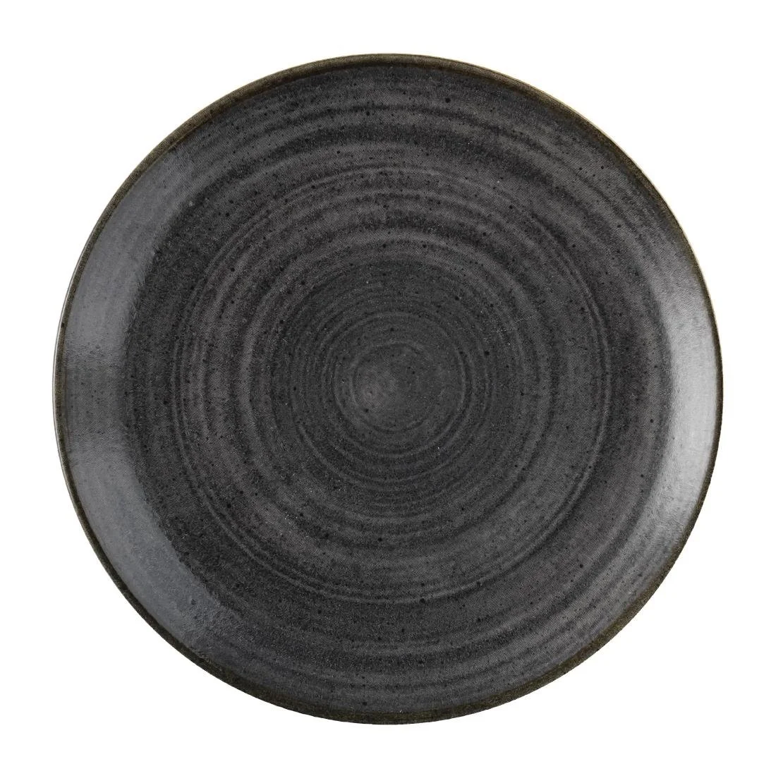 Churchill Stonecast Raw Evolve Coupe Plates Black 260mm (12 Pack) - Image 1