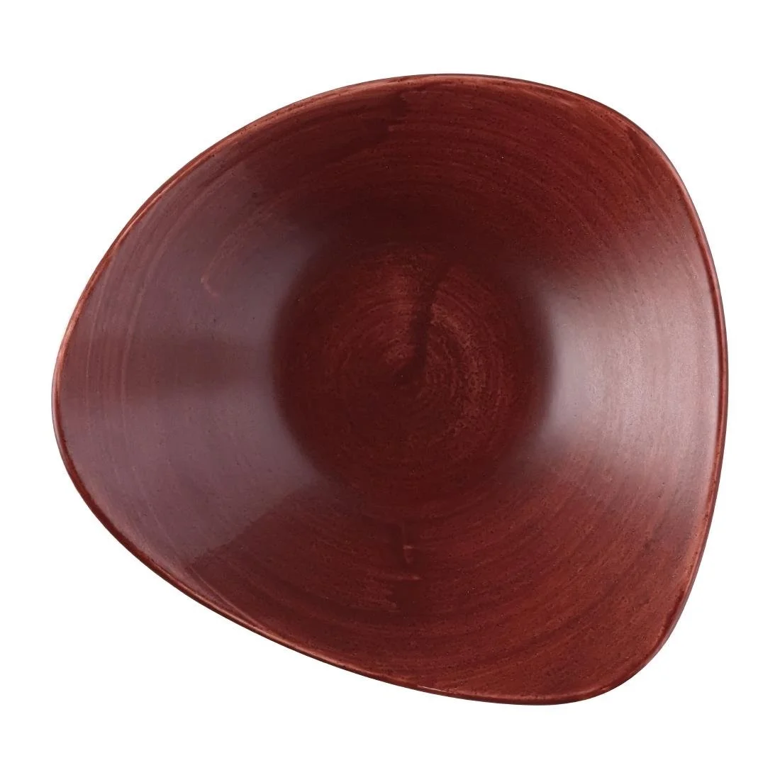 Churchill Stonecast Patina Lotus Bowl Red Rust 235mm (12 Pack) - Image 1