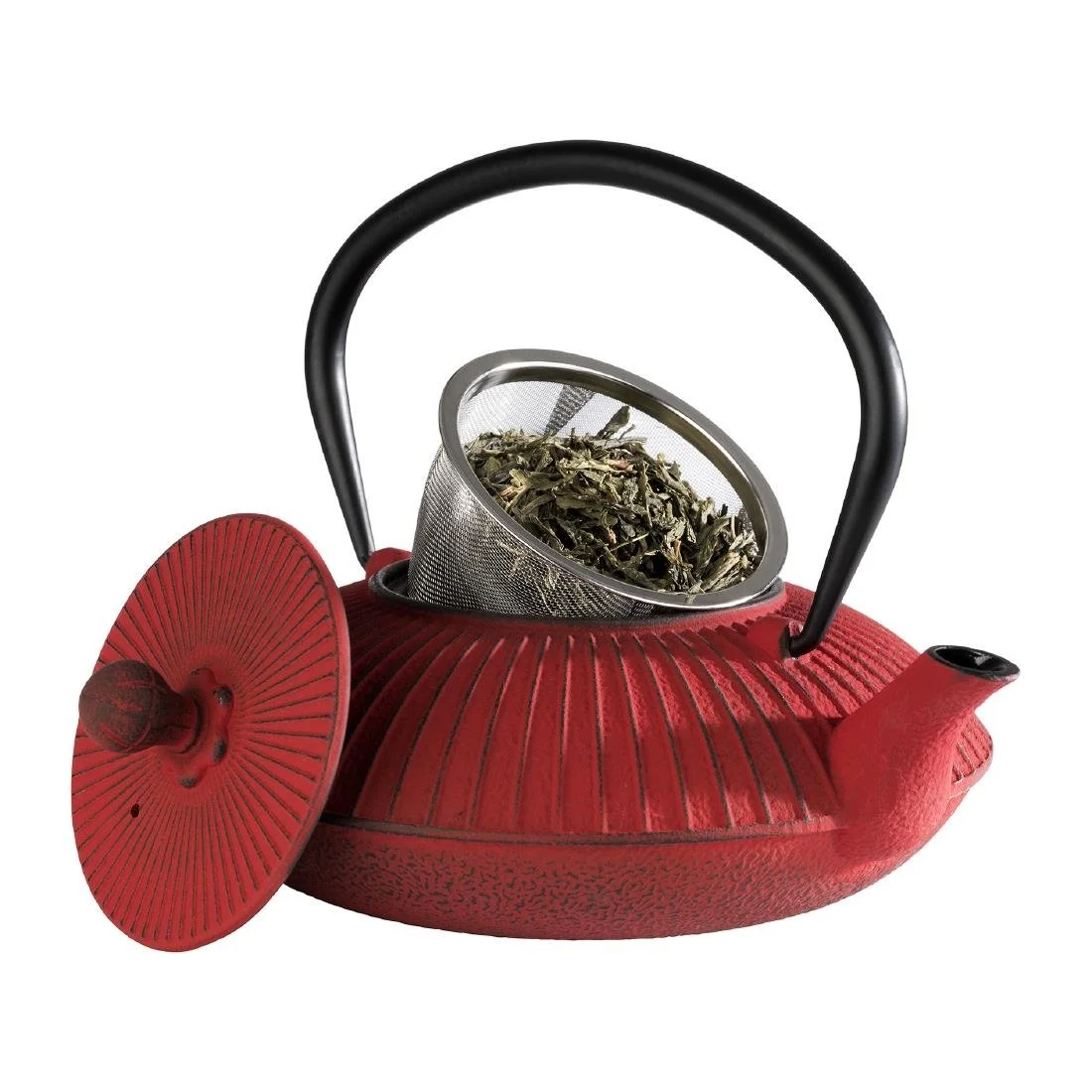 APS Asia Teapot Red 195 x 180mm - Image 2