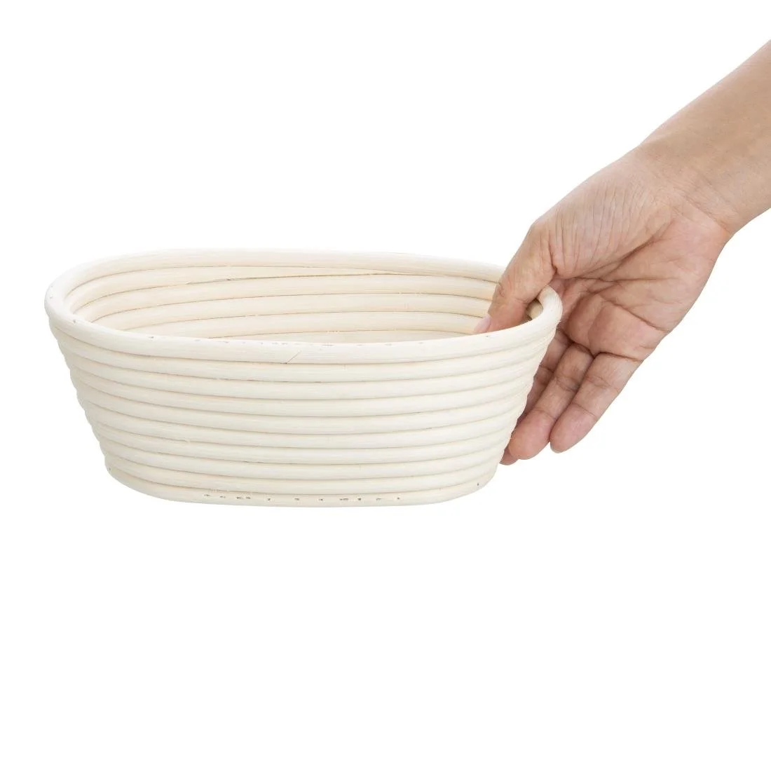 Vogue Rattan Proving Round Basket 220x80mm - Image 4