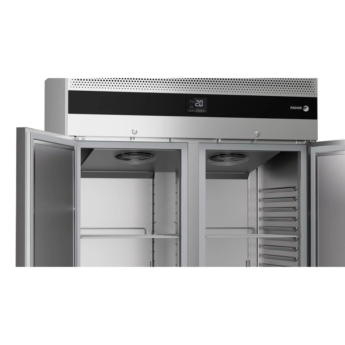 Fagor Advance Gastronorm Upright Cabinet Fridge 2 Door AUP-22G CR - Image 3