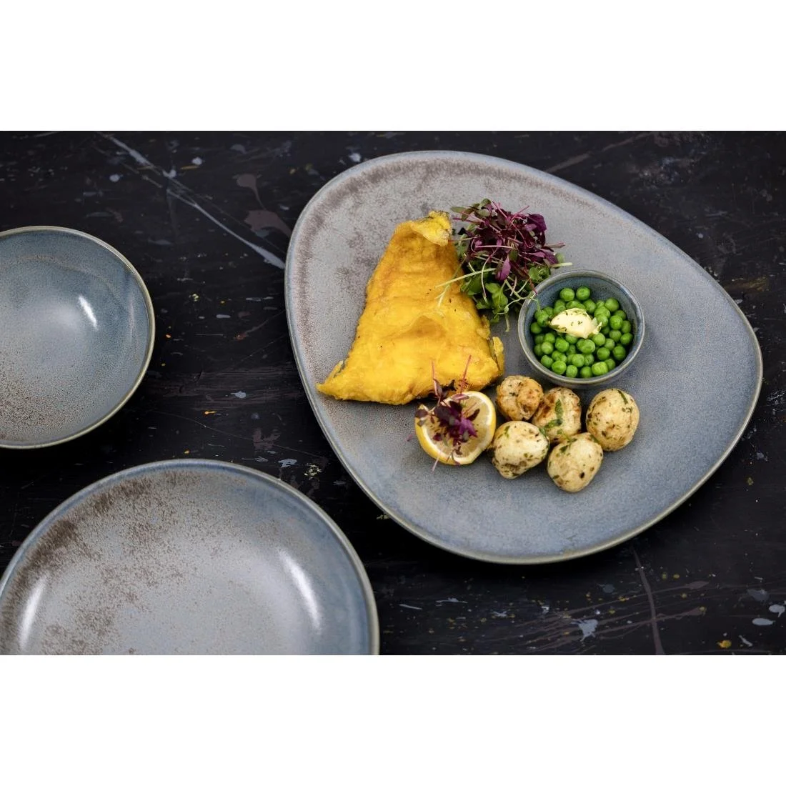 Olympia Ember Coupe Bowls Blue 152mm (6 Pack) - Image 11