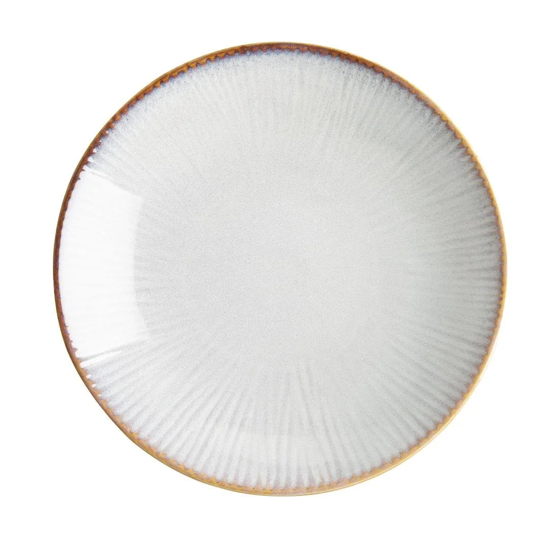 Olympia Drift Embossed Coupe Low Bowls 260mm (4 Pack) - Image 1