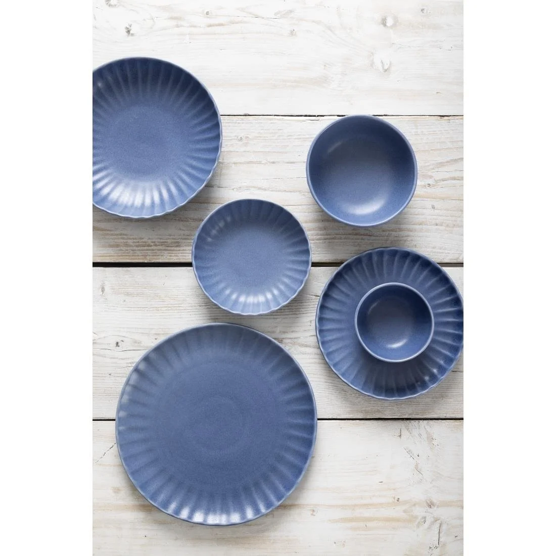 Olympia Corallite Plates Blue 205mm (6 Pack) - Image 3