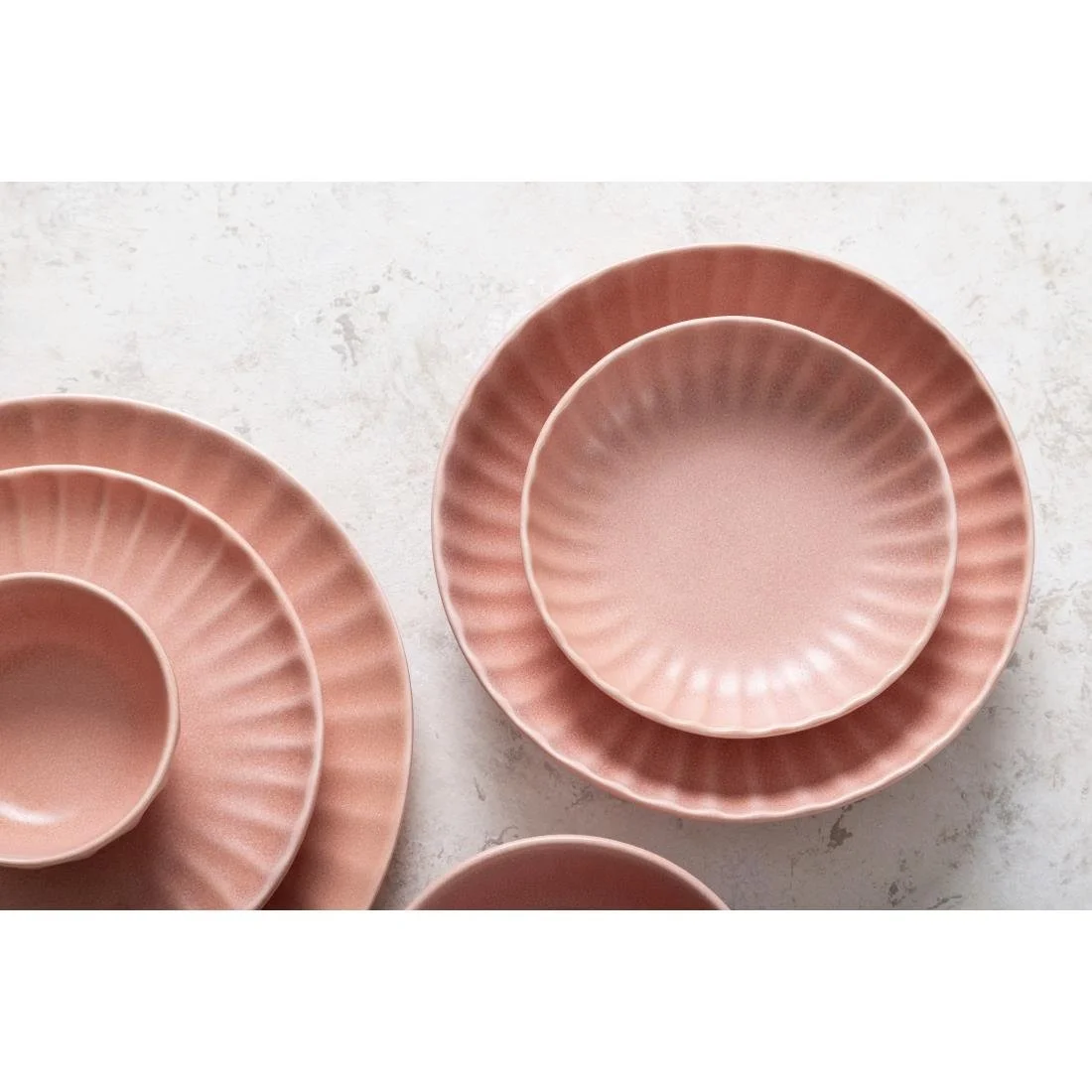 Olympia Corallite Coupe Bowls Peach 220mm (6 Pack) - Image 5